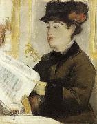 Edouard Manet Femme lisant Sweden oil painting artist